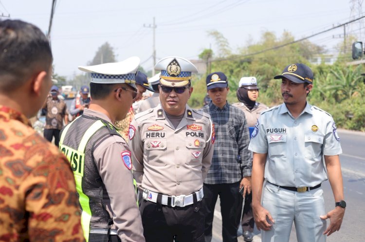 Polres Gresik Gandeng Tim Ahli Kaji Jalur Blackspot di Driyorejo