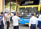 Polres-Gresik-Gandeng-Dishub-Gelar-Ramcheck-Armada-Bus-Jelang-Nataru