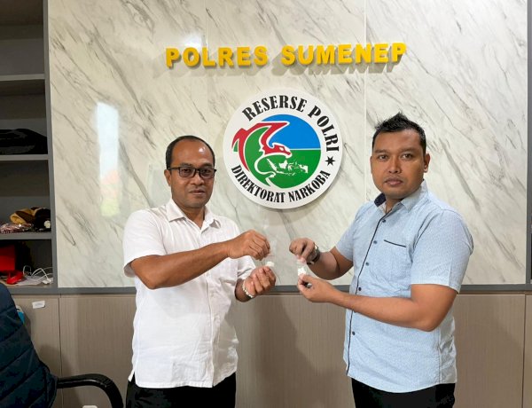 Polres Sumenep Amankan Tersangka Pengedar Sabu di Talango