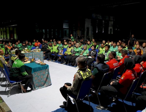 Polres Bojonegoro Perkuat Sinergi Harkamtibmas, Gelar Doa Bersama Komunitas Ojol