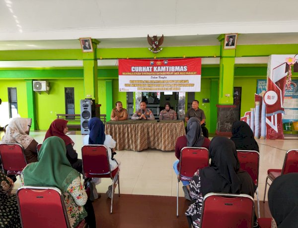 Kasat Binmas Polresta Sidoarjo Ajak Warga Ketajen Peduli Kamtibmas dan Berani Laporkan Kekerasan