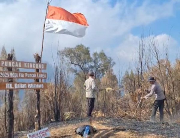 Polres Blitar dan Tim Gabungan Intensifkan Patroli Pemantauan, Antisipasi Karhutla Gunung Butak