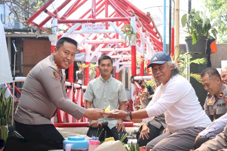 Polres Batu Rampungkan Jembatan Merah Putih Presisi, Akses Warga Kini Lebih Aman