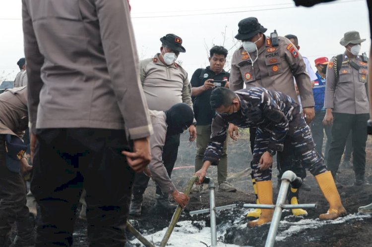 Polri Bersama Tim Gabungan Gunakan Cara Baru Hadapi Karhutla Gambut
